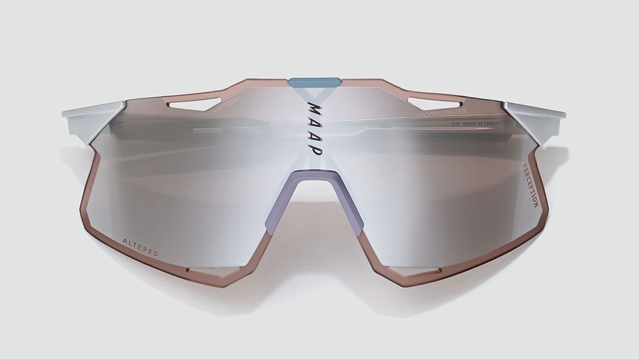 MAAP x 100% Hypercraft sunglasses in silver