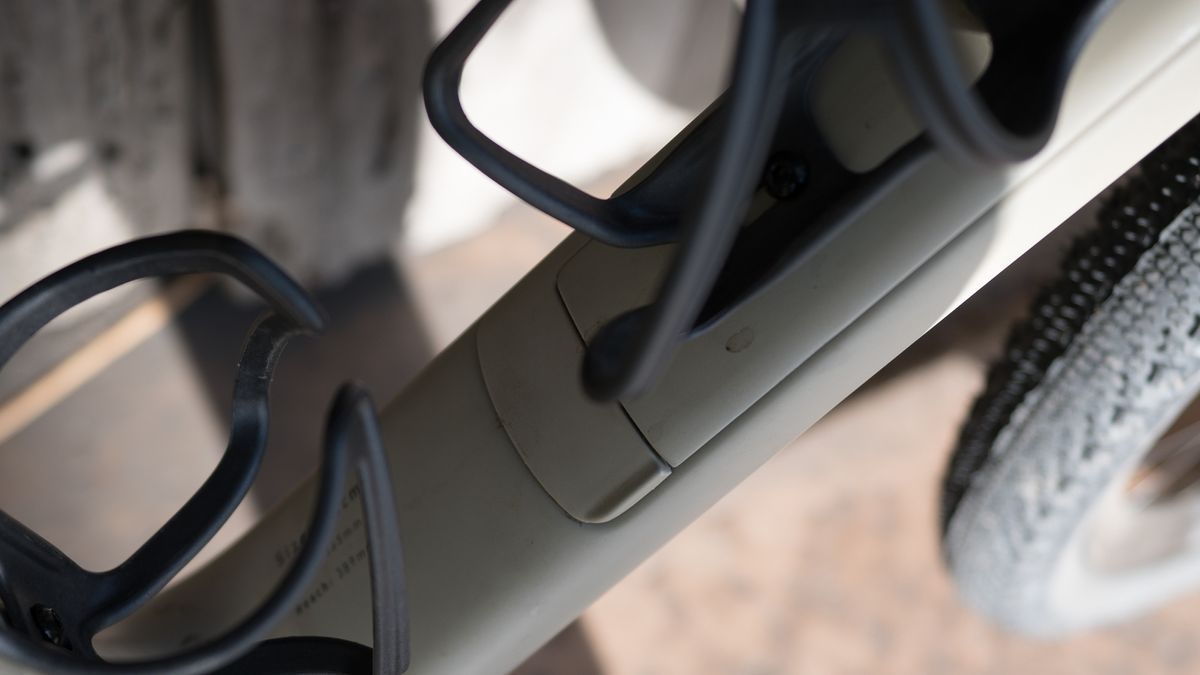 Enve MOG gravel bike tube storage detail
