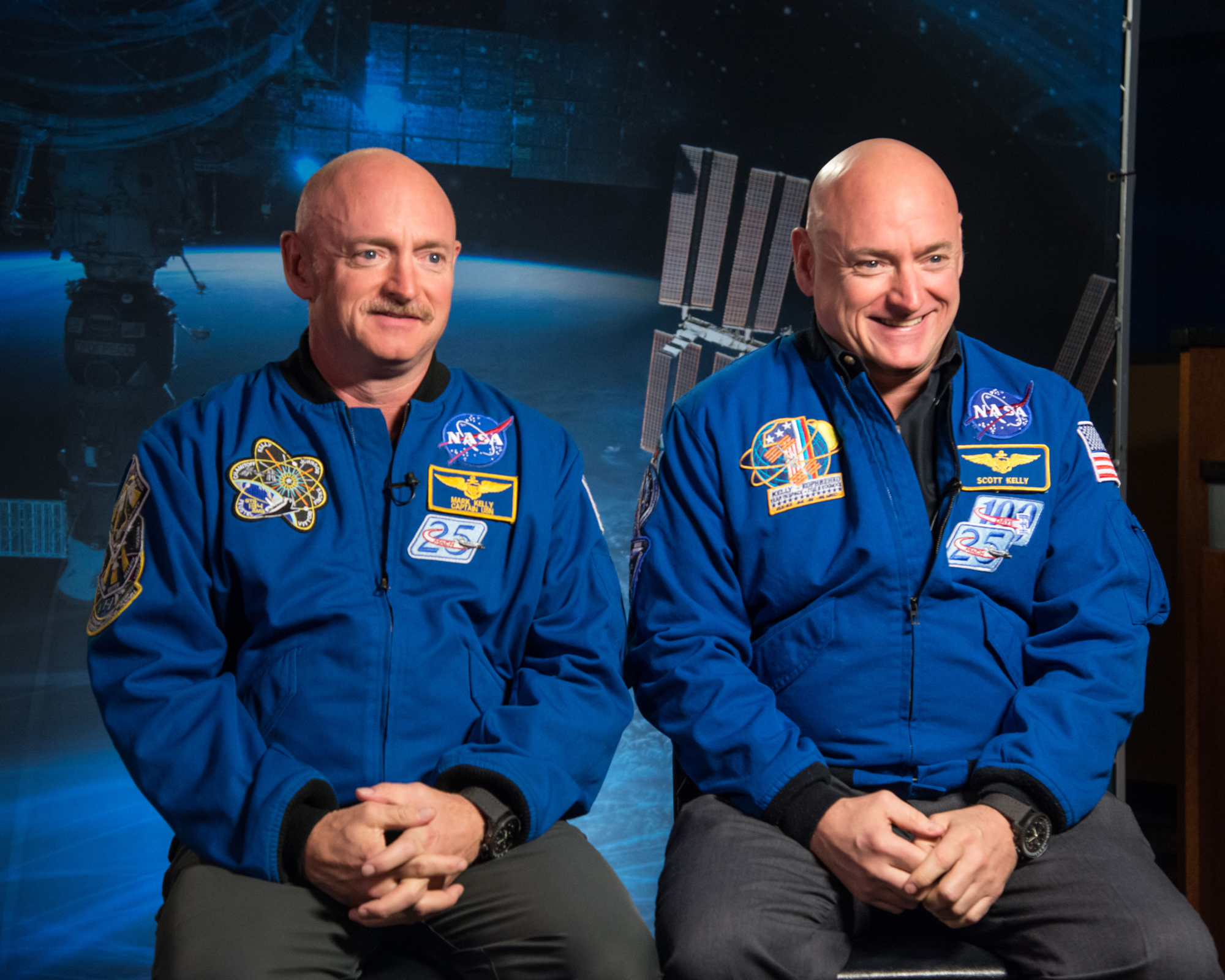 Scott and Mark Kelly