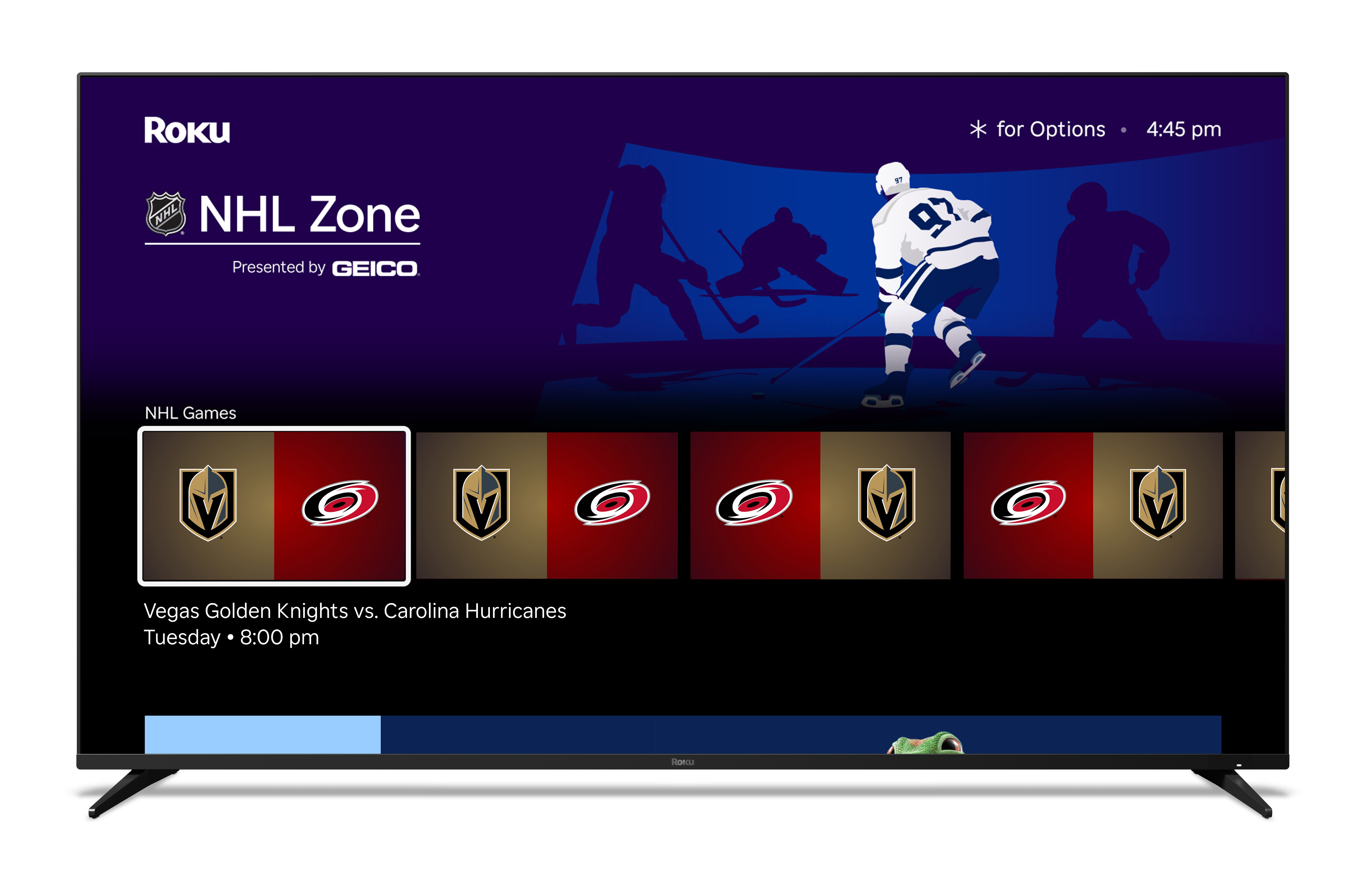 Roku NHL Zone