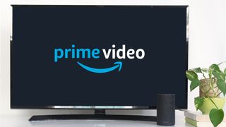 Amazon Prime Video logo on TV screen