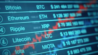 Stocks for the most well-known cryptocurrencies 