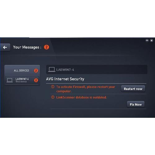 AVG Ultimate image: AVG includes access to the firewall.