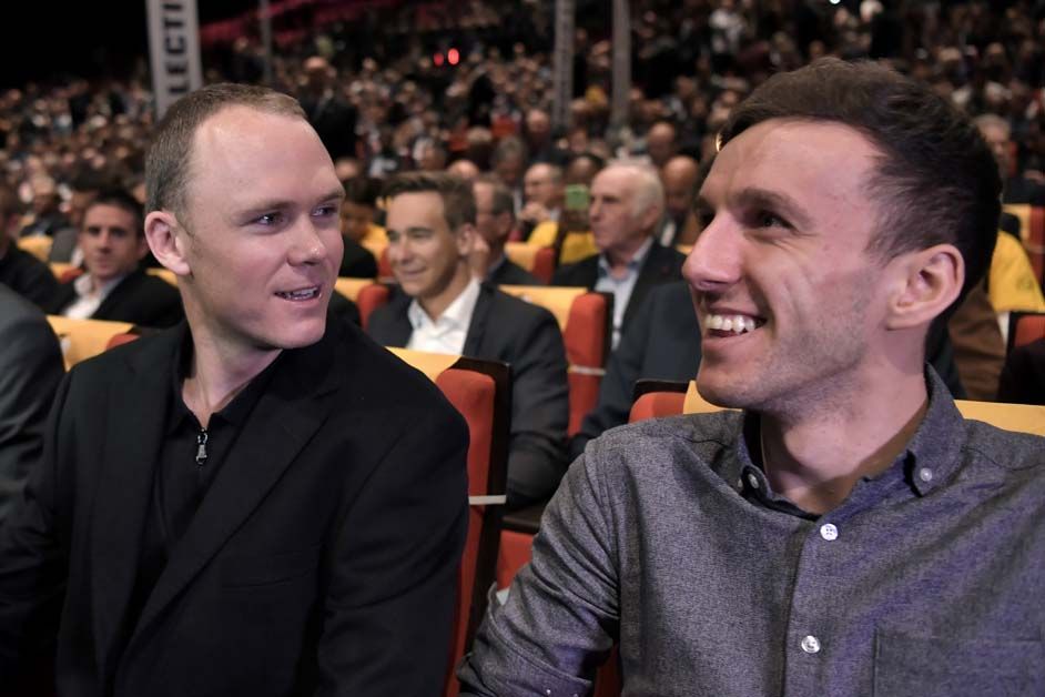Smiles from Adam Yates at the Tour de France presentation
