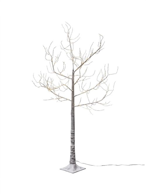 Pre-Lit Frosted Birch Twig Tree, 6ft