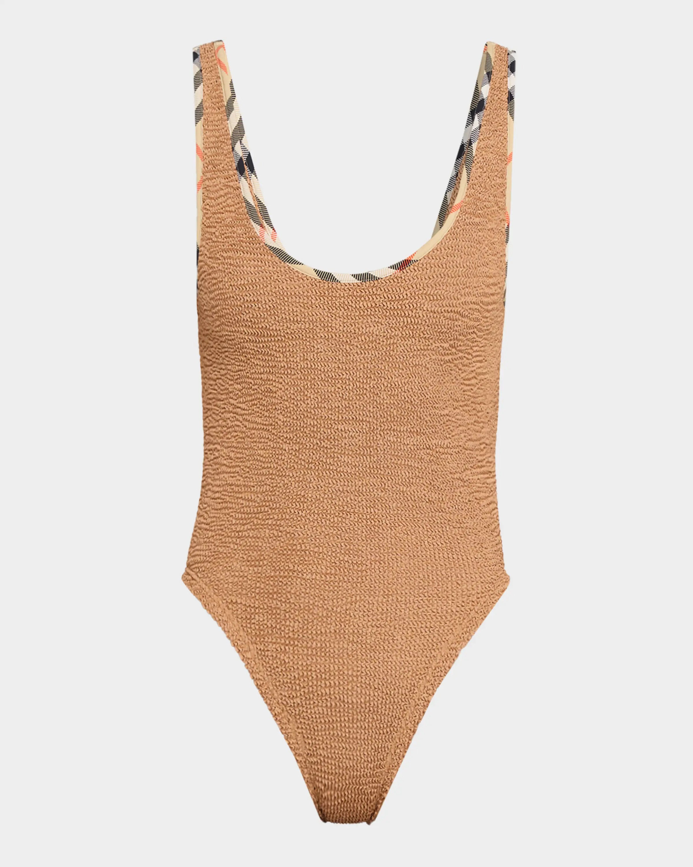 Burberry x Hunza G, Faye Scoop One-Piece Swimsuit