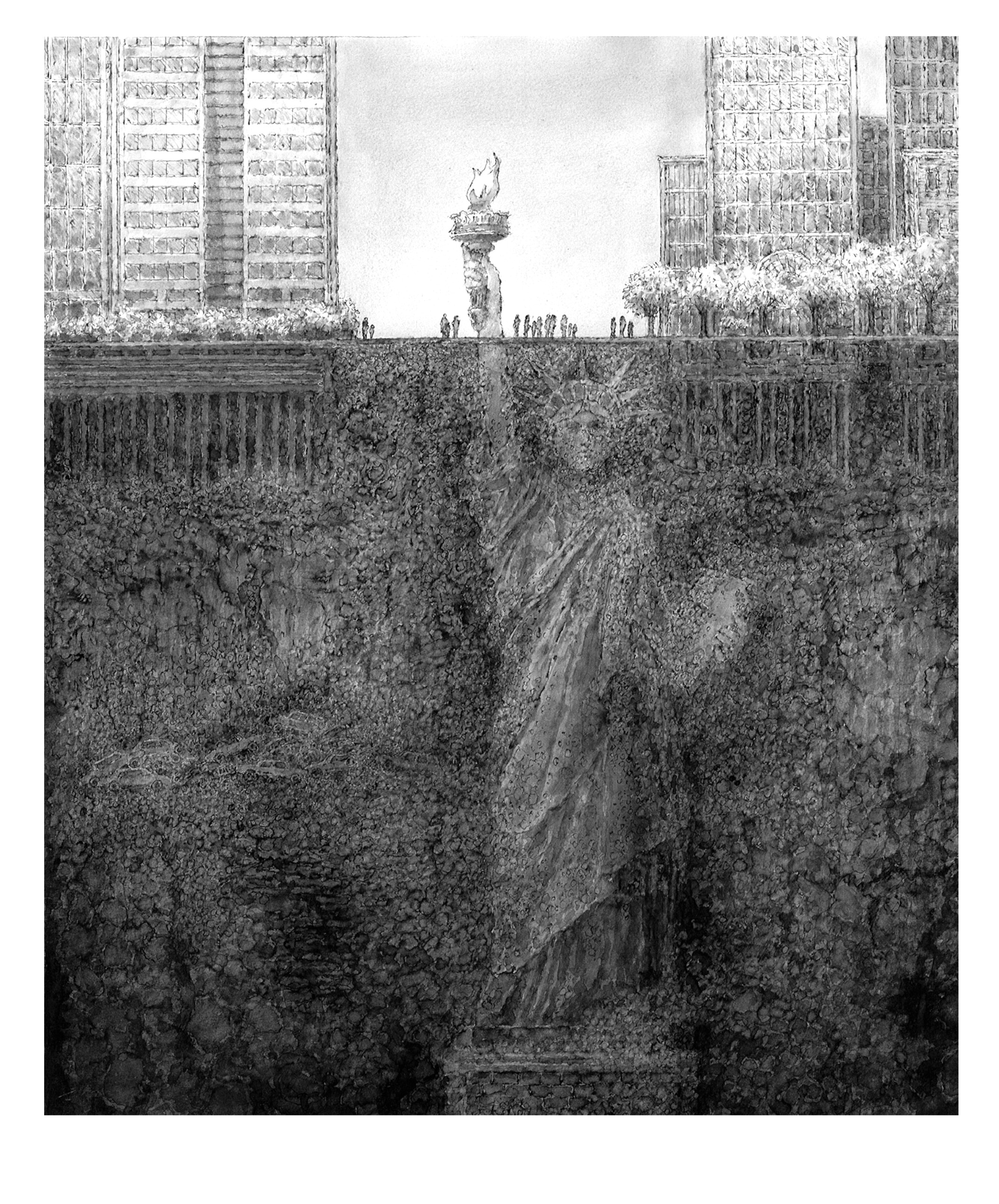 Liberty Landfill Plaza drawing, 2017