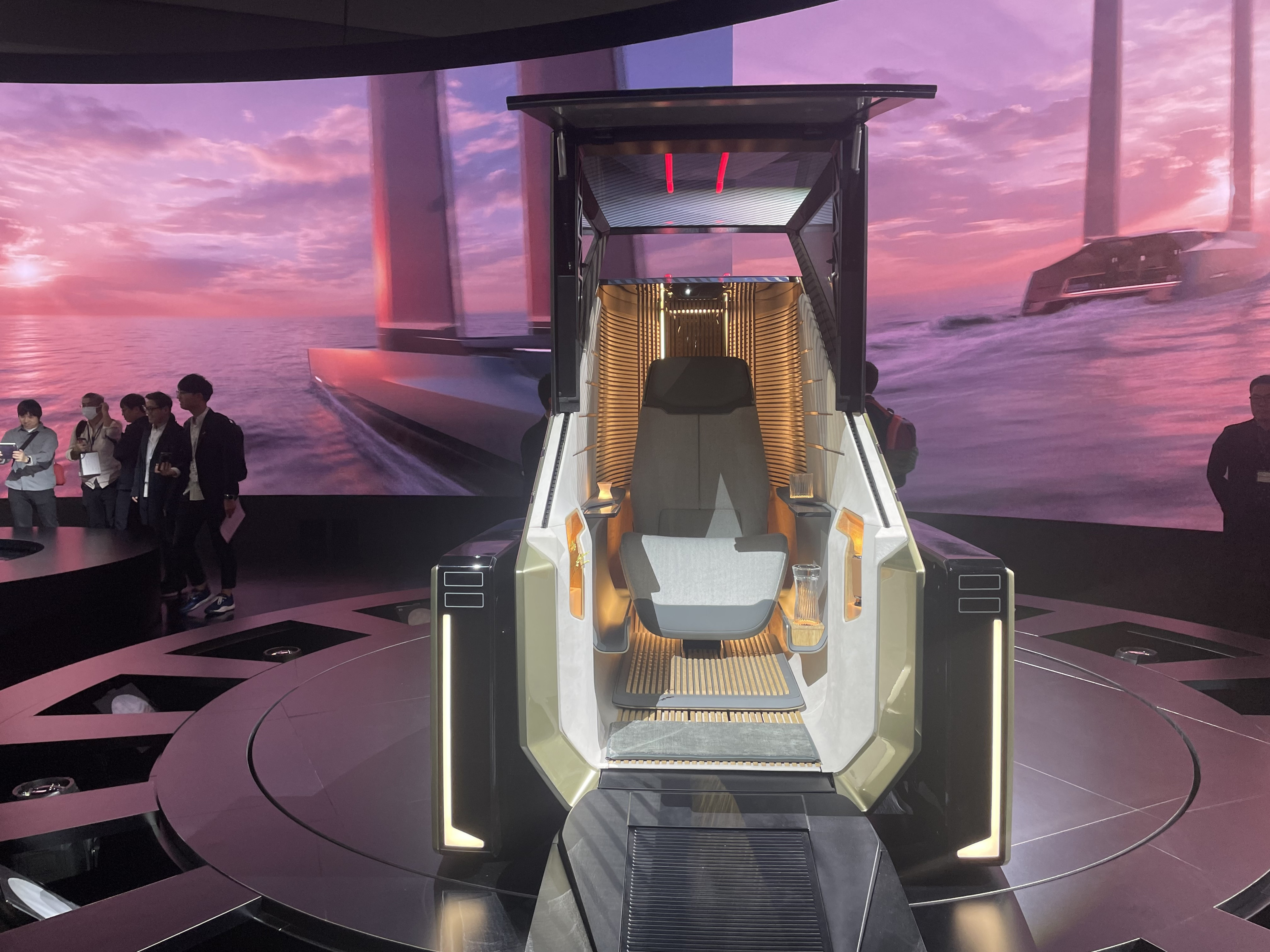 The single seat Lexus LS Micro Concept