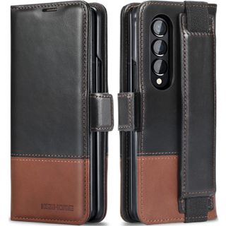 KEZiHOME Samsung Galaxy Z Fold 4 Leather Wallet Case