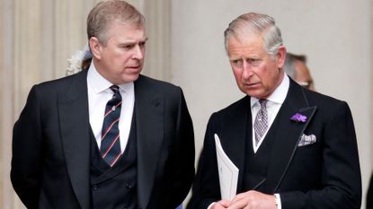 King Charles and Prince Andrew