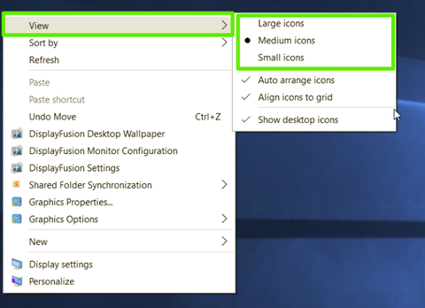 How To Change The Icon Size In Windows 10 Laptop Mag