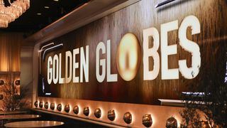 Signage at 2024 Golden Globe Awards
