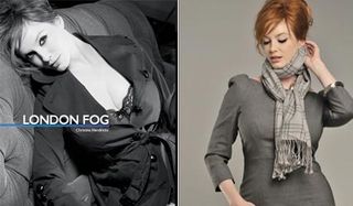 Christina Hendricks for London Fog