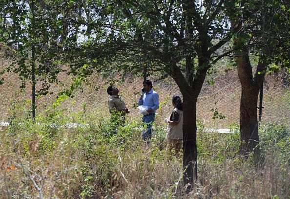 Officials search for a wanted leopard.