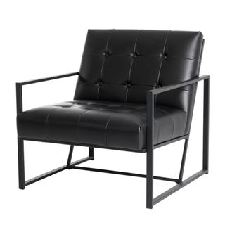 A black chair