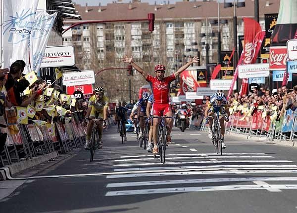 ... and was rewarded with a stage win in Vitoria.