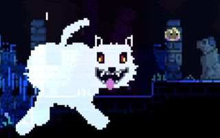 Animal Well protagonist being chased by ghostly cat