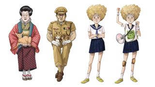 Haymoz's character designs for Wes Anderson are fantastically detailed [Image: Félicie Haymoz, Wes Anderson]
