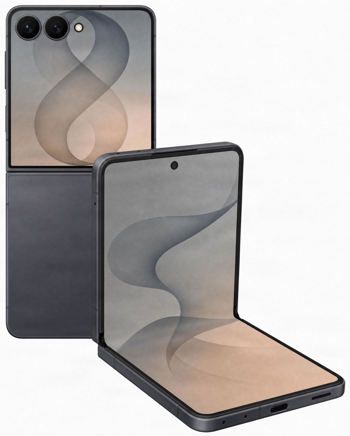 Galaxy Z Flip 8 in gray