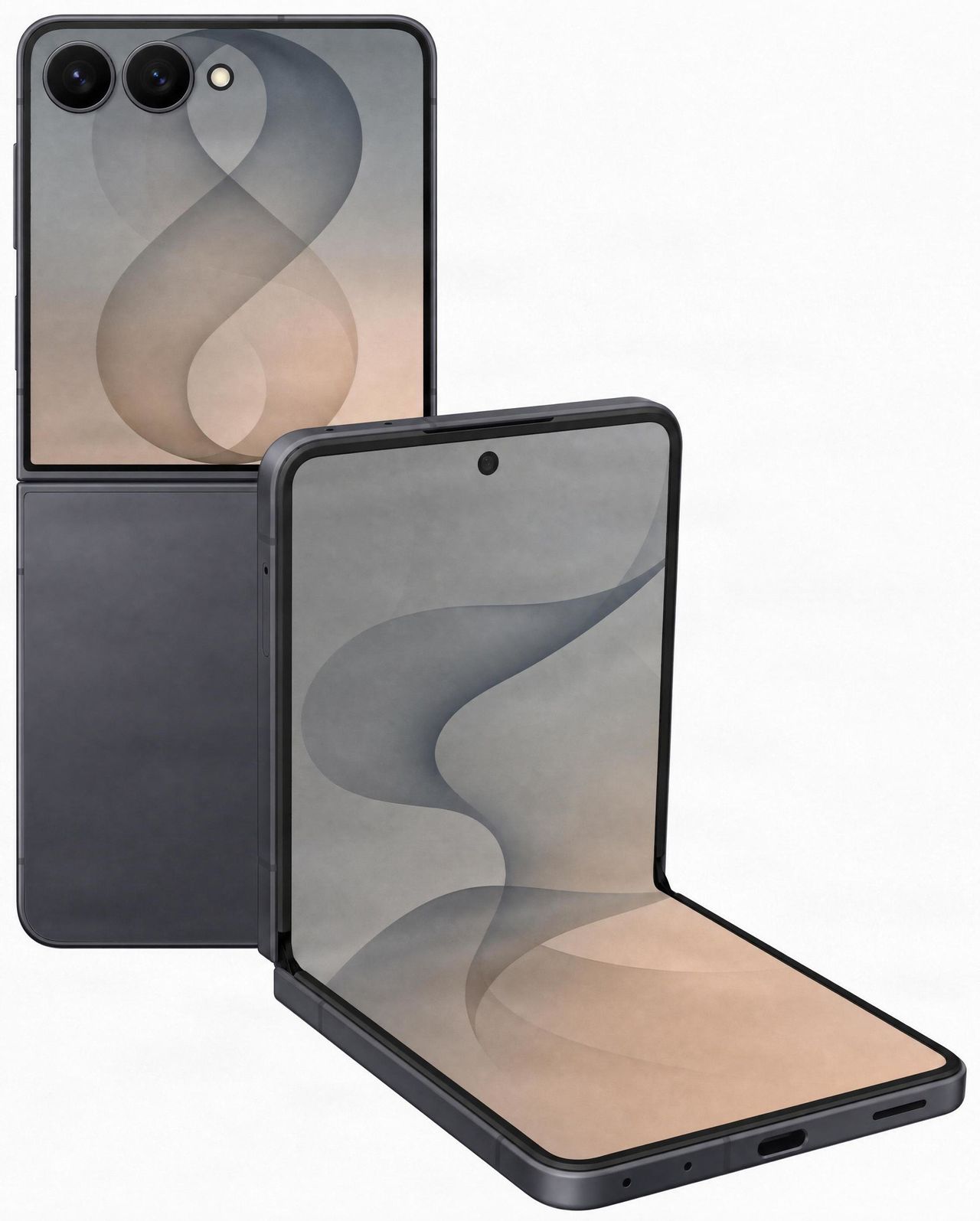 Galaxy Z Flip 8 in gray