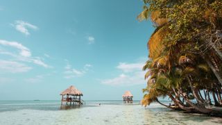 Belize's blue skies and clear waters