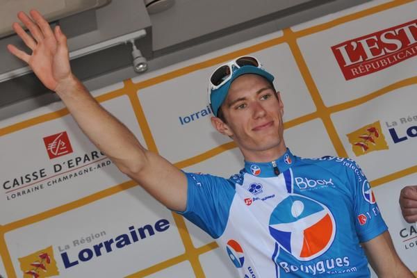 Pierre Rolland (BBox Bouygues Telecom) after winning the stage.