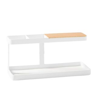 White desk organizer