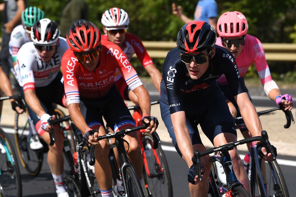 CANTAL FRANCE SEPTEMBER 11 Pavel Sivakov of Russia and Team INEOS Grenadiers Breakaway during the 107th Tour de France 2020 Stage 13 a 1915km stage from ChtelGuyon to Pas de PeyrolLe Puy Mary Cantal 1589m TDF2020 LeTour on September 11 2020 in Cantal France Photo by Tim de WaeleGetty Images