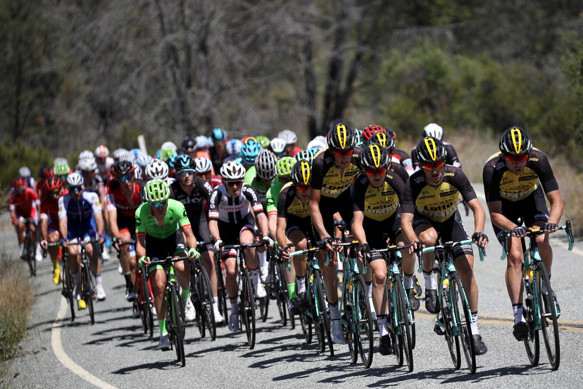 LottoNL-Jumbo lead the peloton
