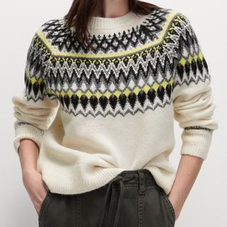 M&S Fair Isle Crew Neck Jumper