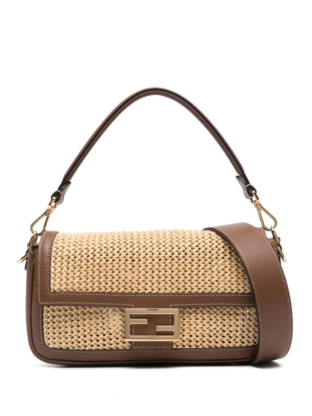 Baguette Macramé-Detail Shoulder Bag | One Size