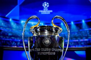 The UEFA Champions League trophy, August 2024