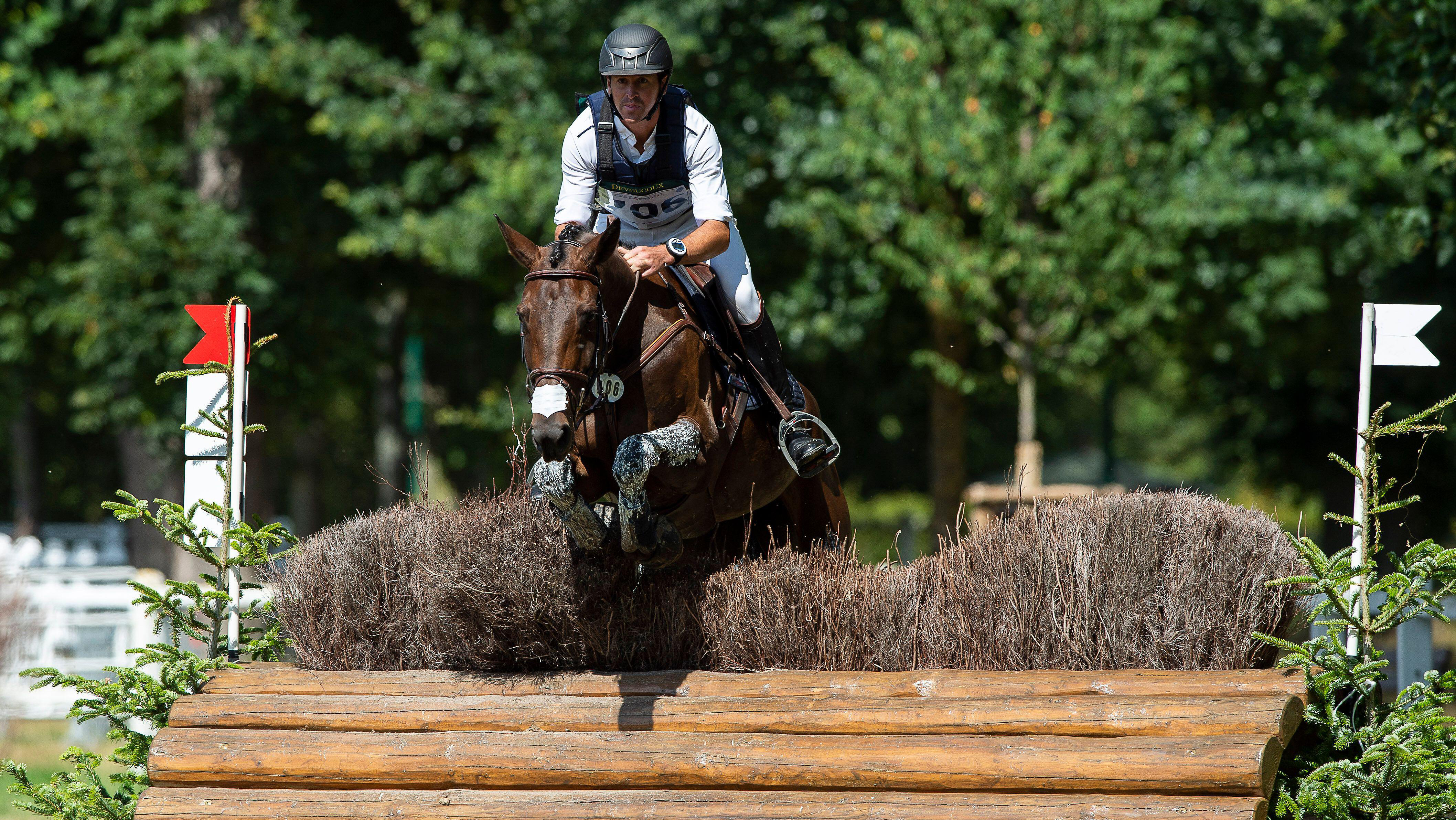 Tom Carlile and Birmane at Jardy 2020: the mare has been withdrawn from the Tokyo Olympics