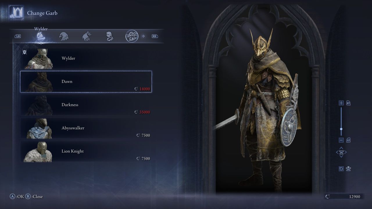 Elden Ring Nightreign outfits - Dawn Wylder