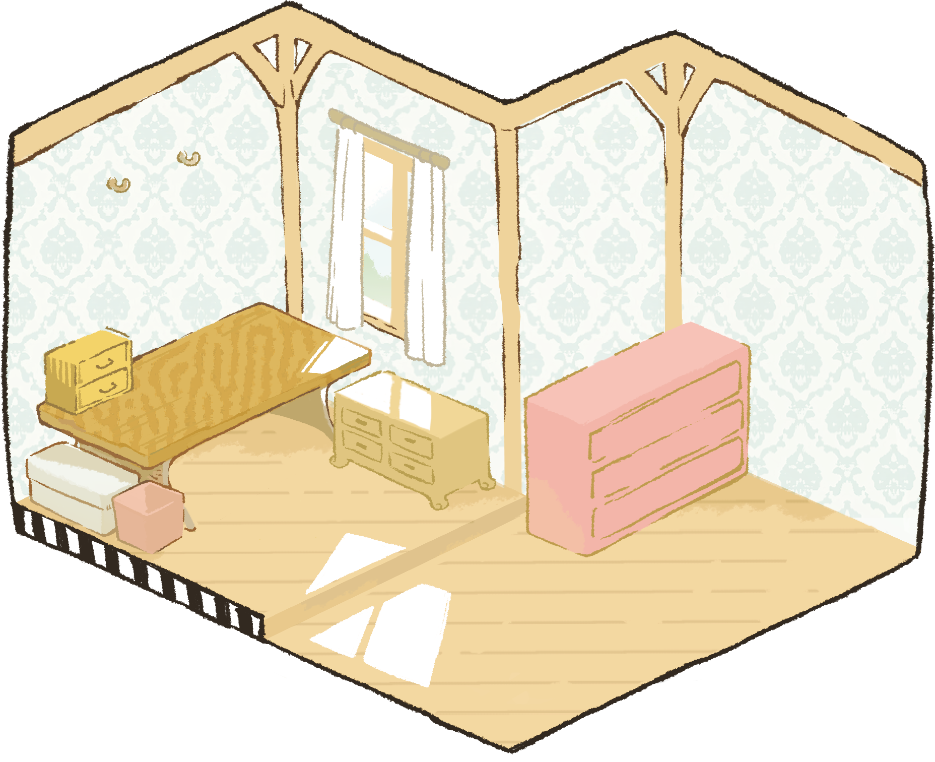 Making an isometric room for a video game