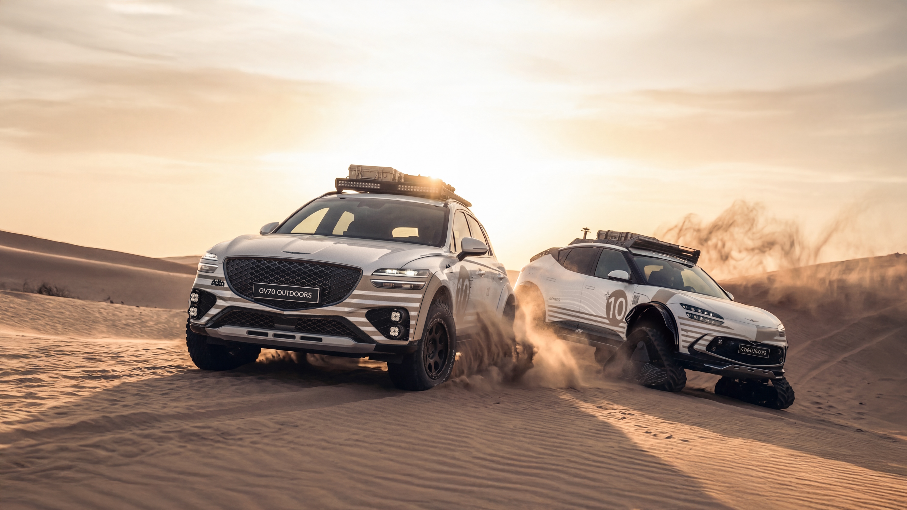 Genesis GV70 Outdoors Concept and GV60 Outdoors Concept