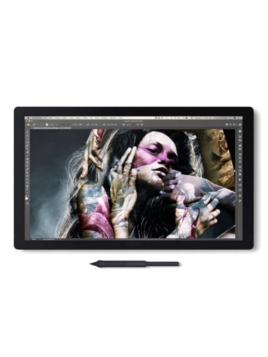 Wacom, Cintiq Pro 17 Drawing Tablet With Screen, 17.3" Ultra Hd 4k. 10-Bit 120hz Touchscreen Display