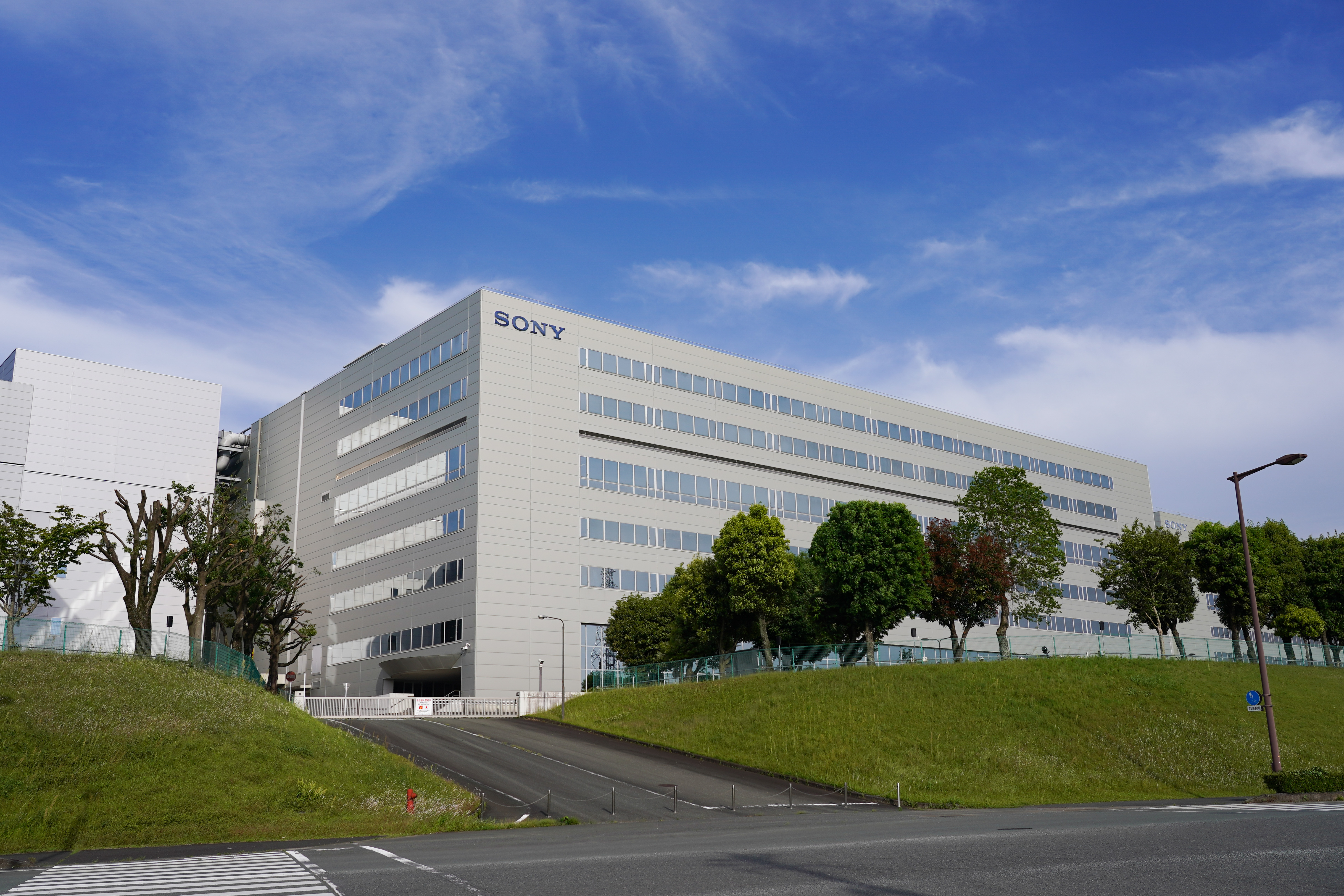The Sony Semiconductor Manufacturing Corp.'s technology center in Kikuyo, Kumamoto Prefecture, Japan