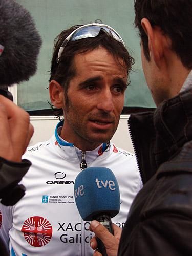 Xacobeo Galicia's Ezequiel Mosquera during this year's Vuelta.