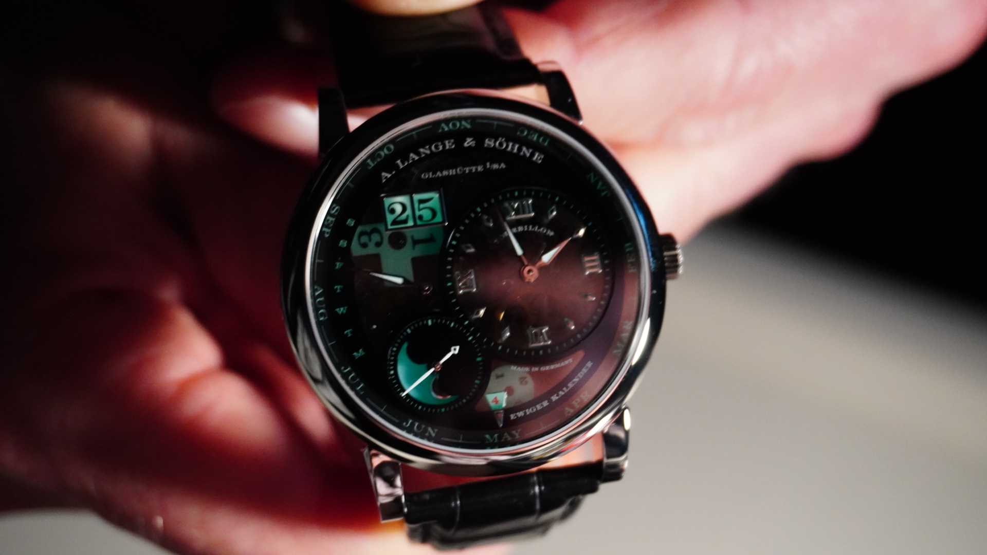 A Lange and S&amp;ouml;hne Lange 1 Tourbillon Perpetual Calendar "Lumen"