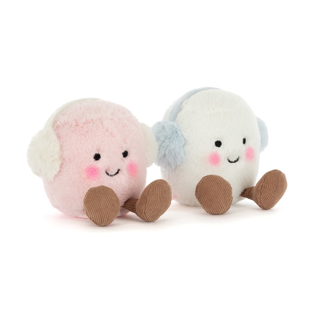 Jellycat, Amuseables Toastie Pink and White Marshmallows