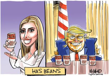 Political Cartoon U.S. Trump Ivanka Goya&nbsp;