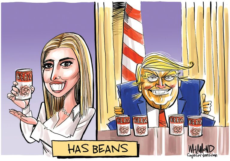 Political Cartoon U.S. Trump Ivanka Goya&amp;amp;nbsp;