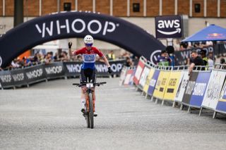 Puck Pieterse wins short track event at UCI Mountain Bike World Series Leogang