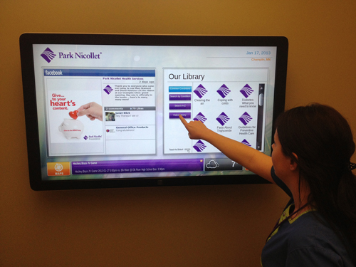 X2O Media Powers Digital Signage at Park Nicollet Clinic