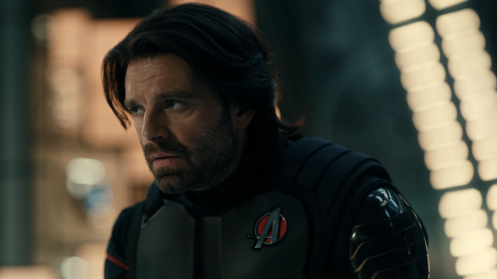 Bucky Barnes (Sebastian Stan) talks in Thunderbolts*.