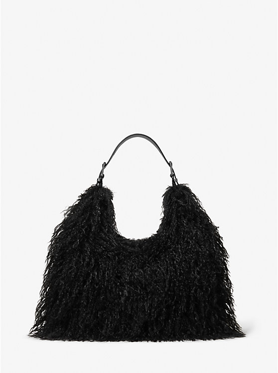 Nolita Large Faux Shearling Shoulder Bag