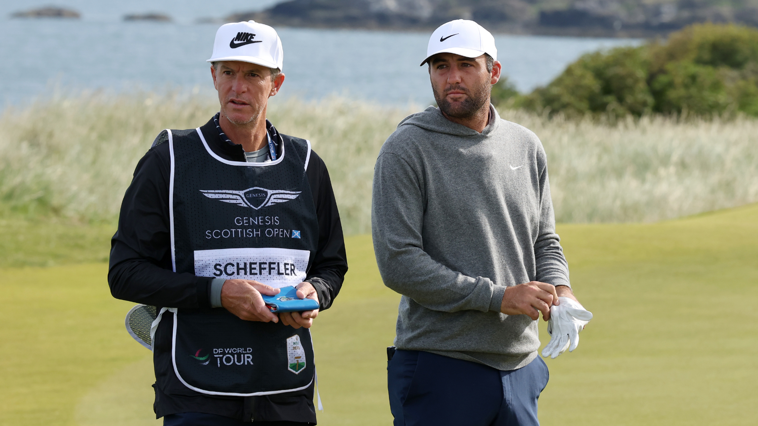 Ted Scott and Scottie Scheffler