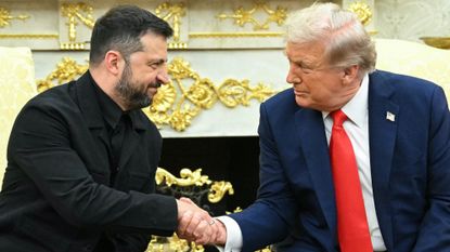 Donald Trump and Volodymyr Zelenskyy