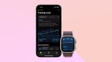 Apple Watch and iPhone showing traning load figures